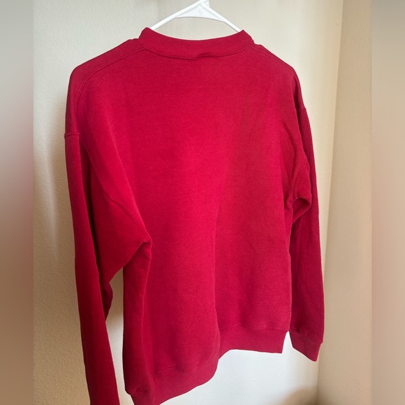 𓂃 ࣪˖ ִֶָ⋅ᡣ𐭩 ་༘࿐ CHERRY RED STANFORD UNIVERSITY LOGO CREWNECK - Picture 3 of 4